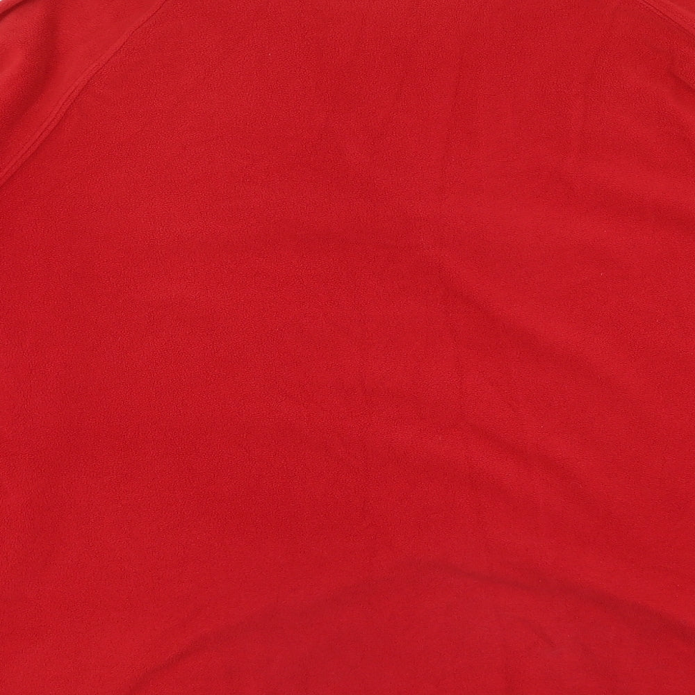 Mountain Warehouse Mens Red  Polyester Pullover Sweatshirt Size XL   - Fleece