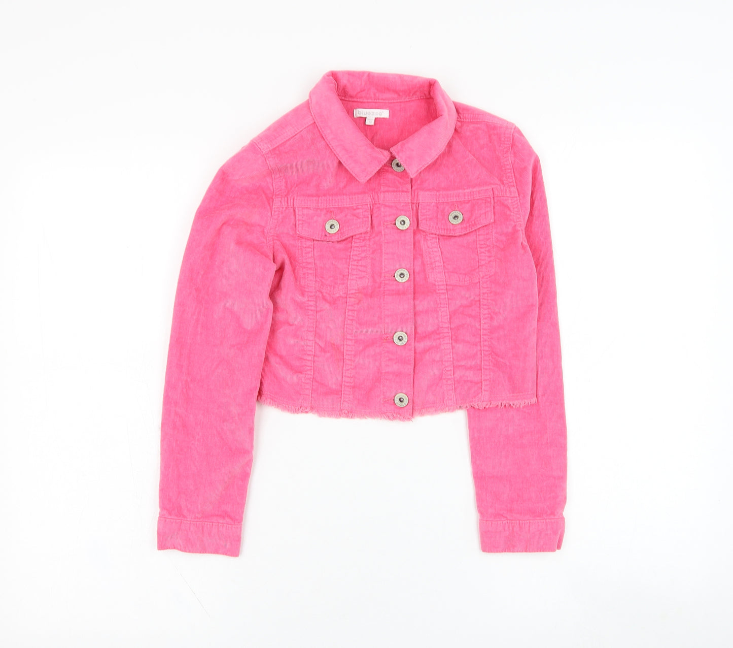 Blue Zoo Girls Pink   Jacket  Size 10 Years  Button