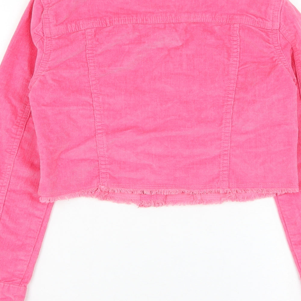 Blue Zoo Girls Pink   Jacket  Size 10 Years  Button