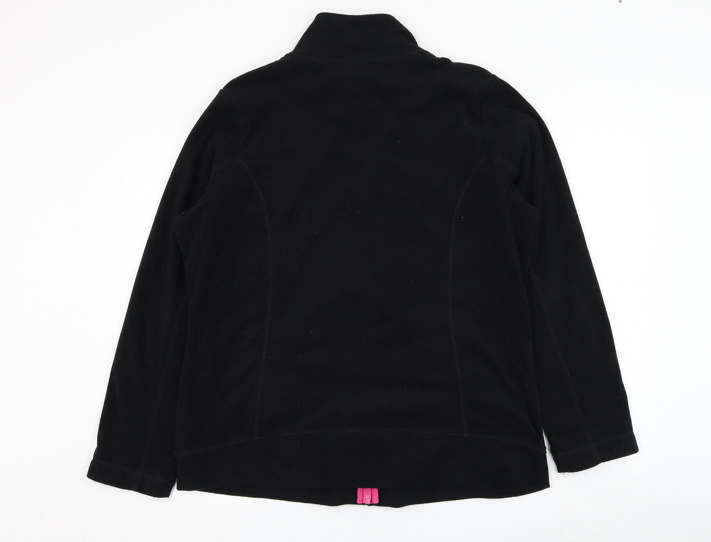 George Womens Black  Polyester Full Zip Sweatshirt Size 18  Zip - Fleece