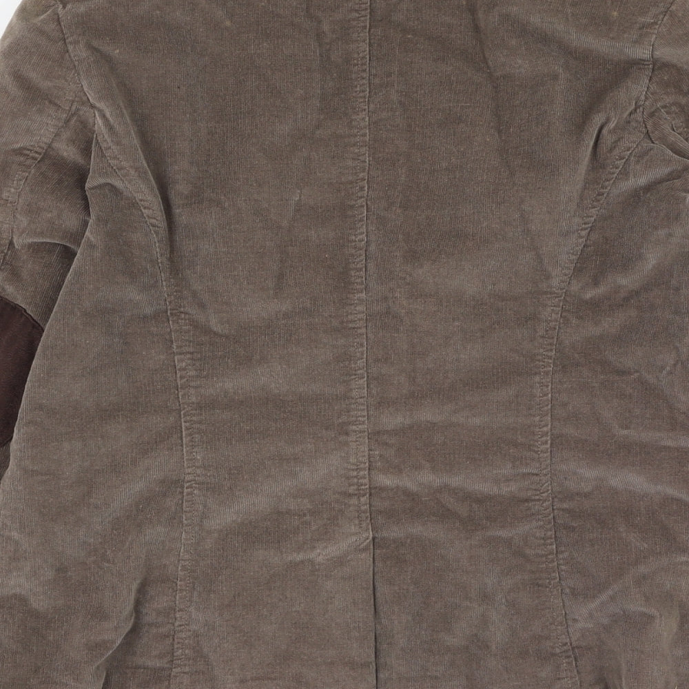 Debenhams Womens Brown   Jacket Blazer Size 14  Button