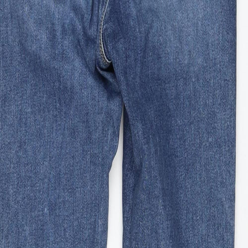 ASOS Womens Blue  Cotton Skinny Jeans Size 26 in L32 in Regular Zip