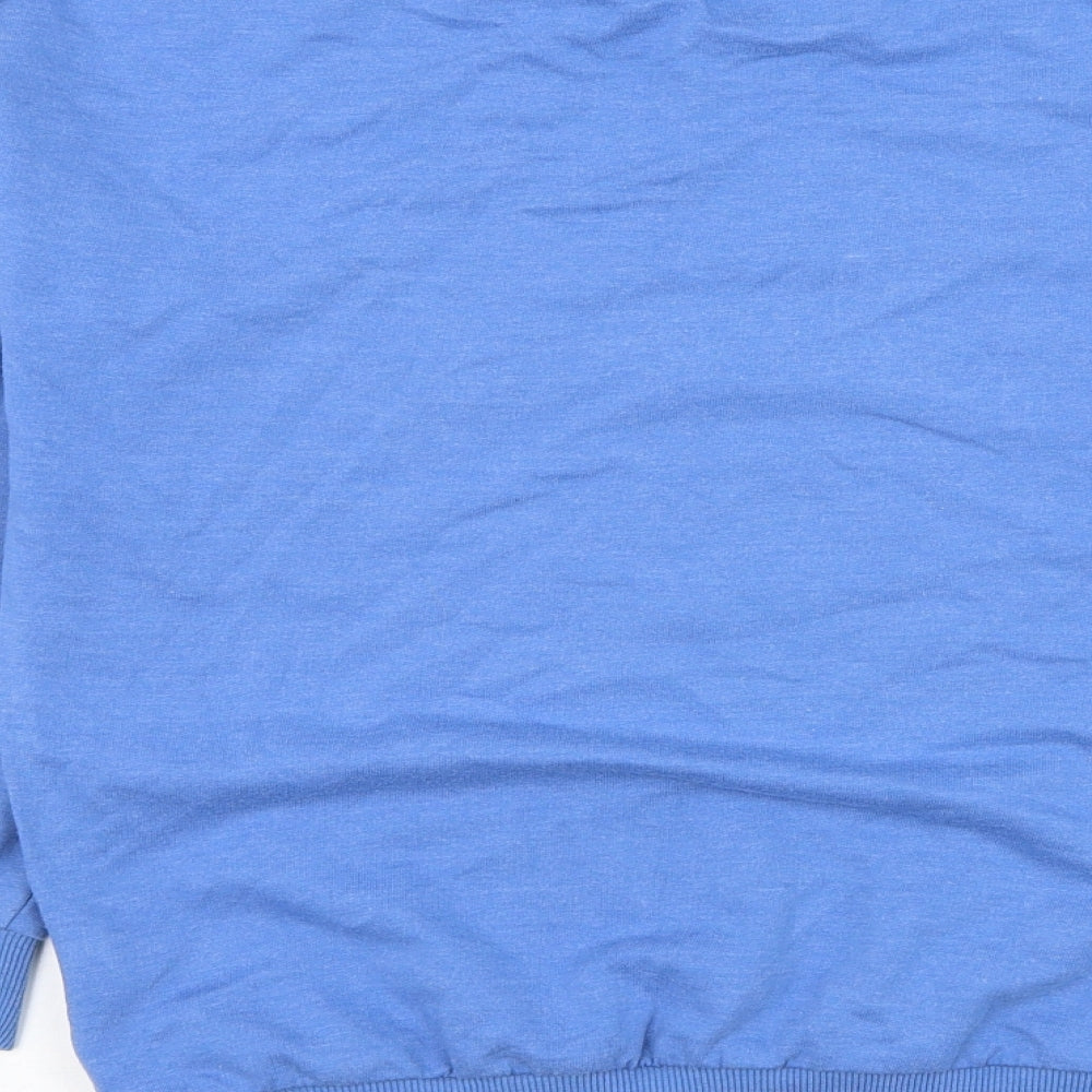NEXT Girls Blue  Cotton Pullover Sweatshirt Size 11 Years  Pullover - Hello New York