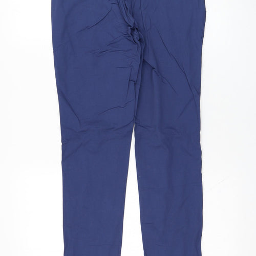 House Womens Blue  Cotton Chino Trousers Size S L30 in Regular Zip