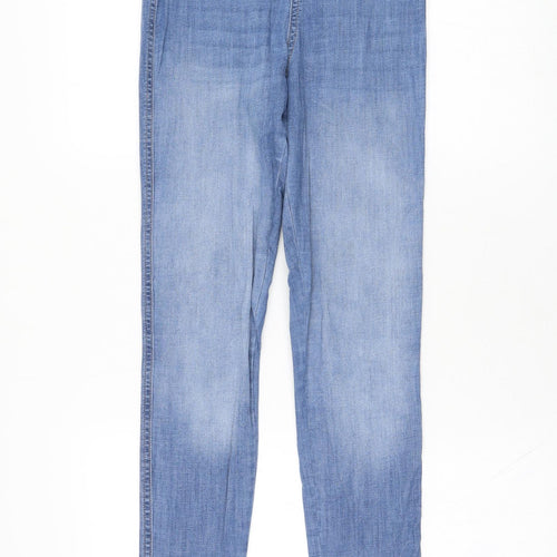 Divided by H&M Womens Blue  Cotton Skinny Jeans Size 8 L28 in Regular