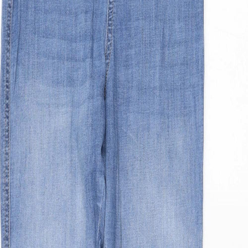 Divided by H&M Womens Blue  Cotton Skinny Jeans Size 8 L28 in Regular