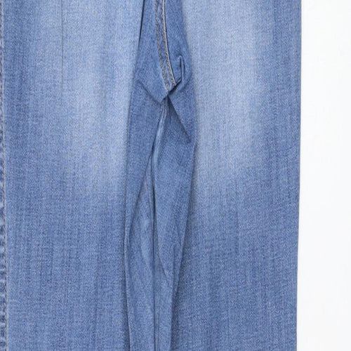 Divided by H&M Womens Blue  Cotton Skinny Jeans Size 8 L28 in Regular