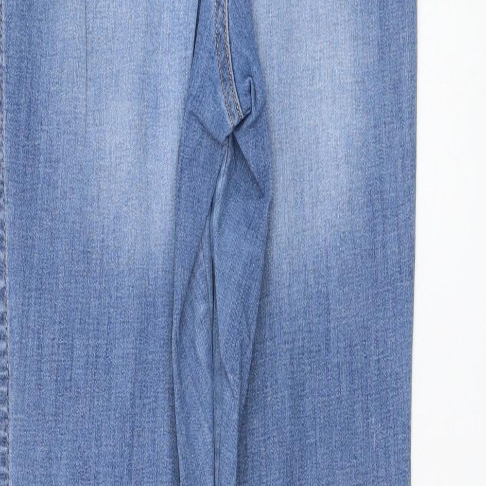 Divided by H&M Womens Blue  Cotton Skinny Jeans Size 8 L28 in Regular