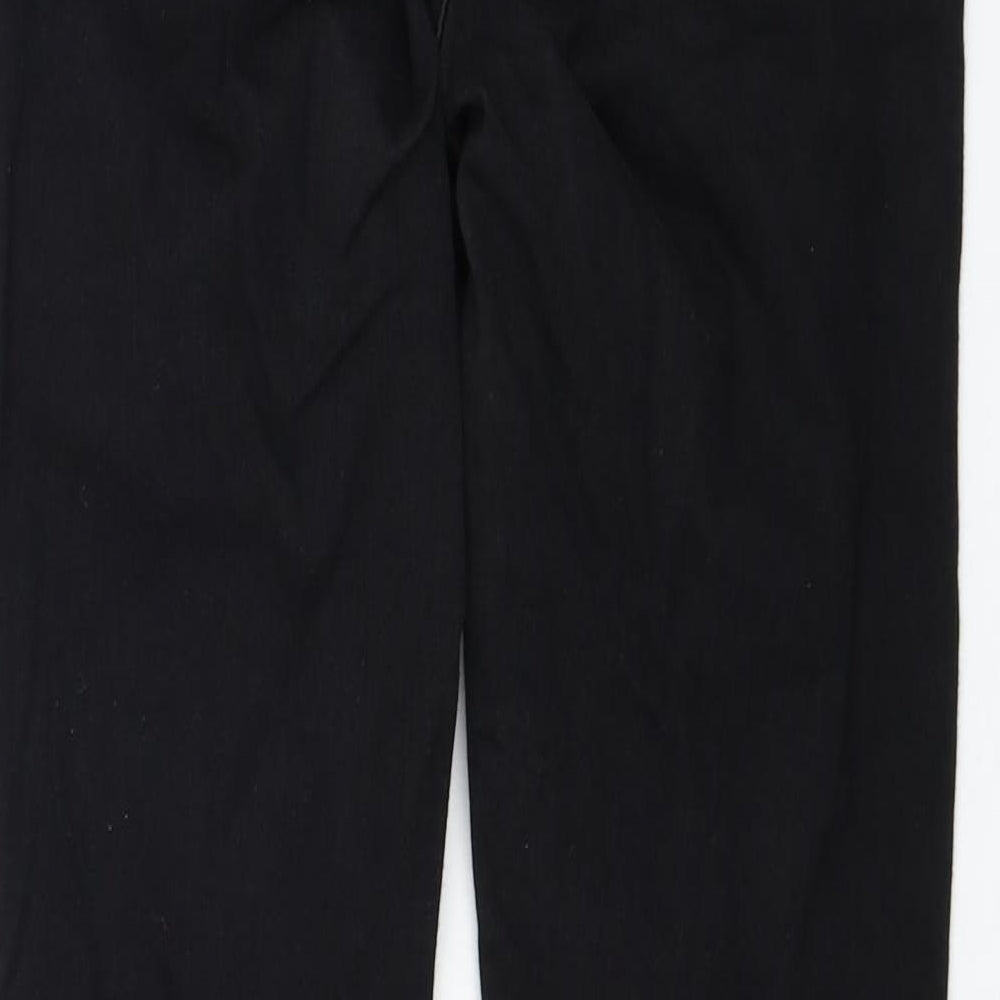 Topshop Womens Black  Polyester Skinny Jeans Size 28 in L28 in Regular Zip