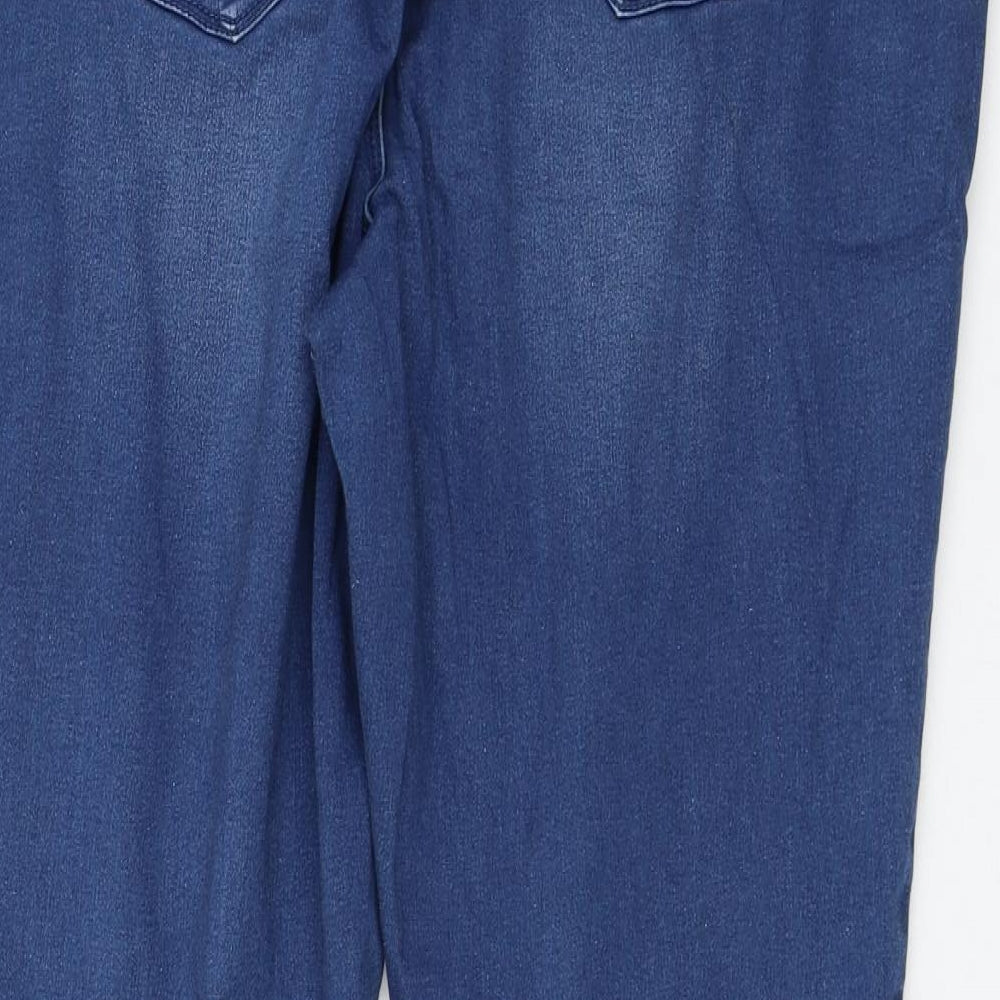 George Womens Blue  Cotton Jegging Leggings Size 20 L27 in