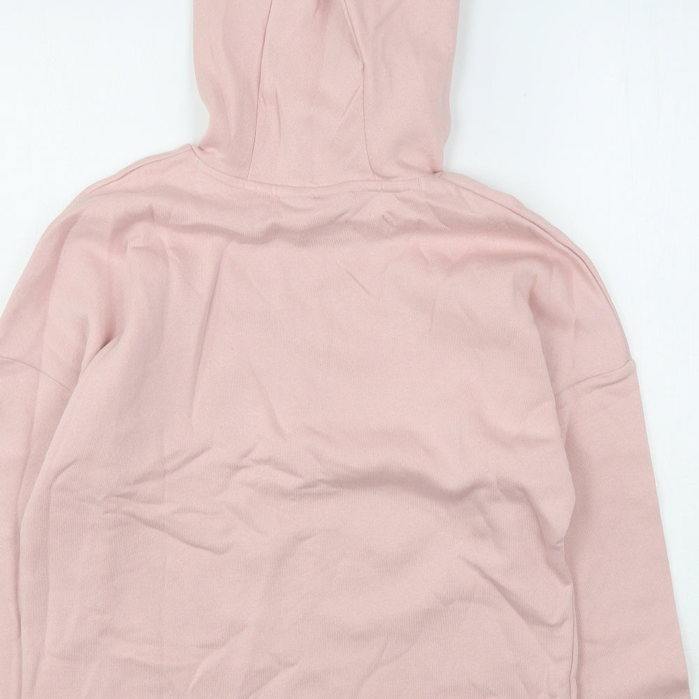 Under armour Womens Pink  Cotton Pullover Hoodie Size M