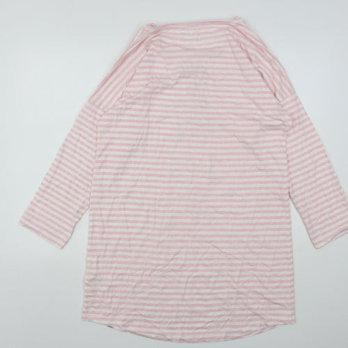 Me To You Womens Pink Striped Cotton Top Dress Size 12