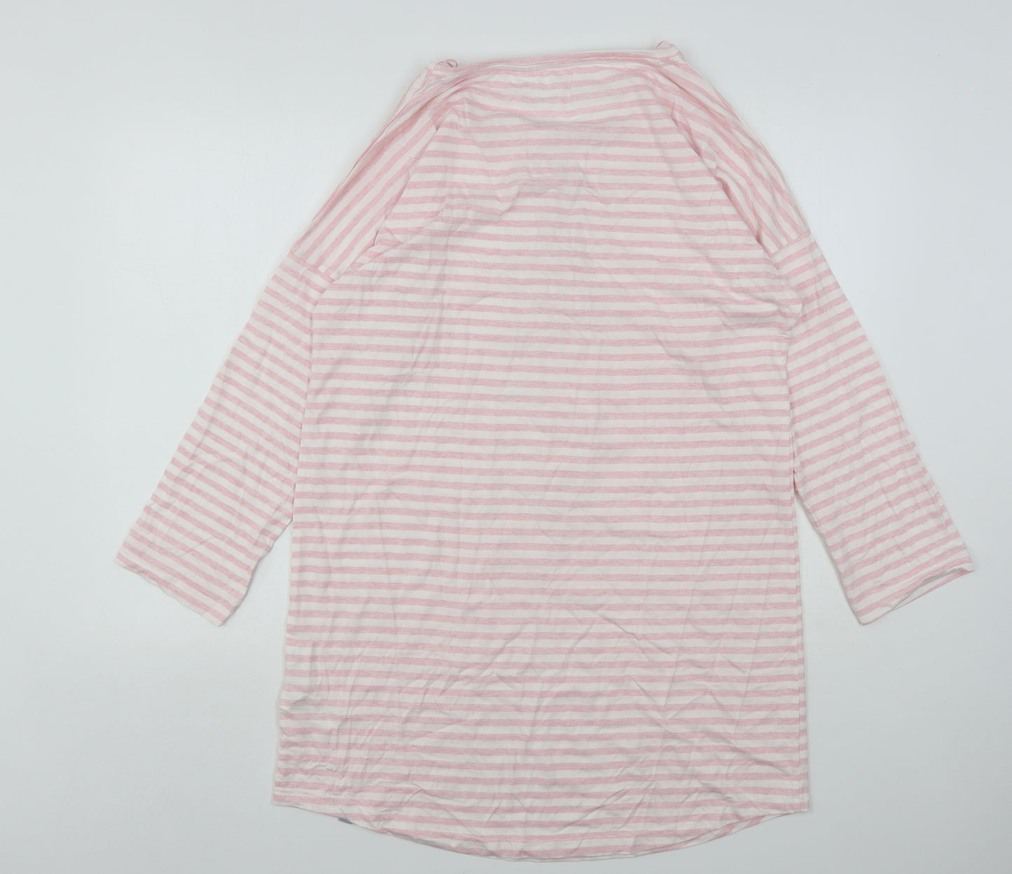 Me To You Womens Pink Striped Cotton Top Dress Size 12