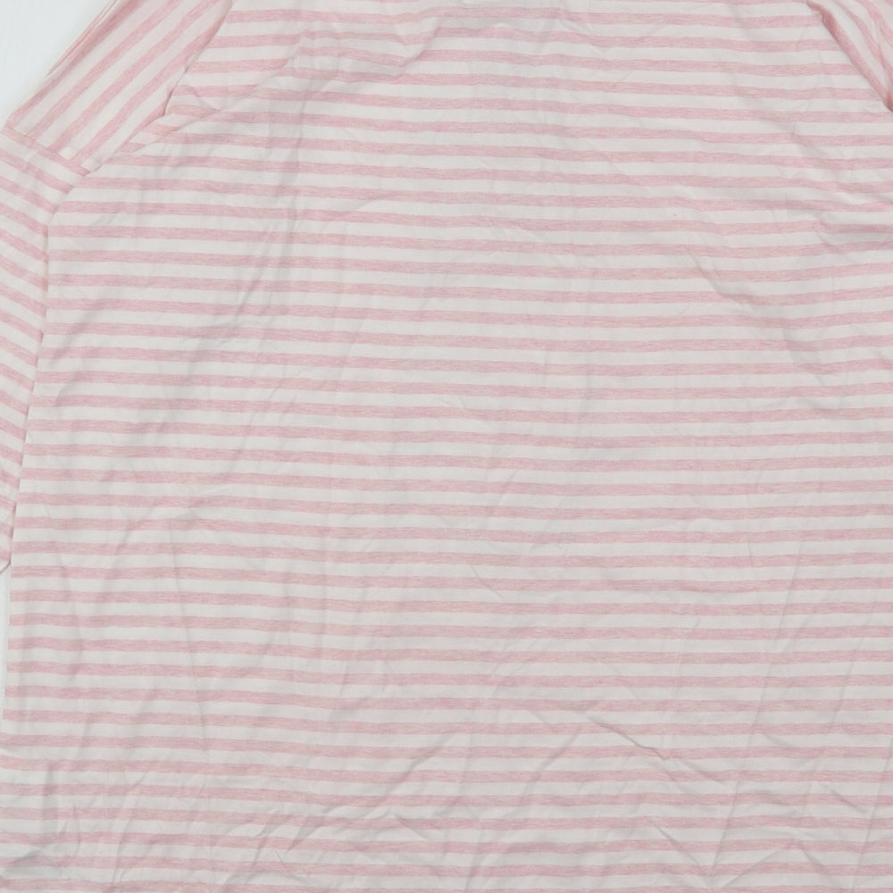 Me To You Womens Pink Striped Cotton Top Dress Size 12