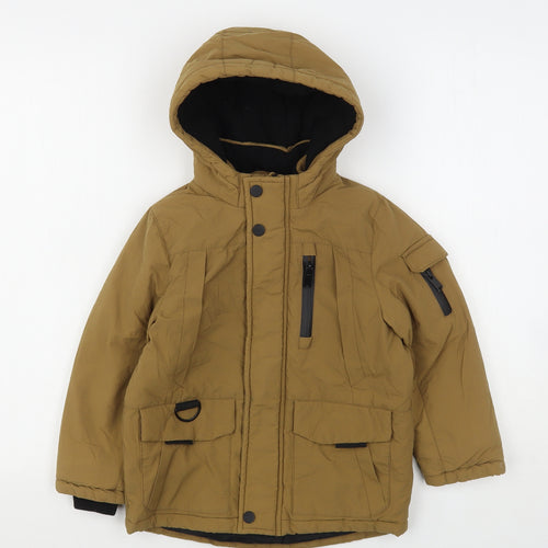 Matalan Boys Brown   Rain Coat Coat Size 4 Years