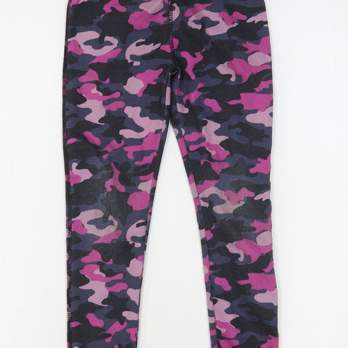 Dunnes Stores Girls Multicoloured Camouflage Polyester Sweatpants Trousers Size 6-7 Years  Regular  - Leggings