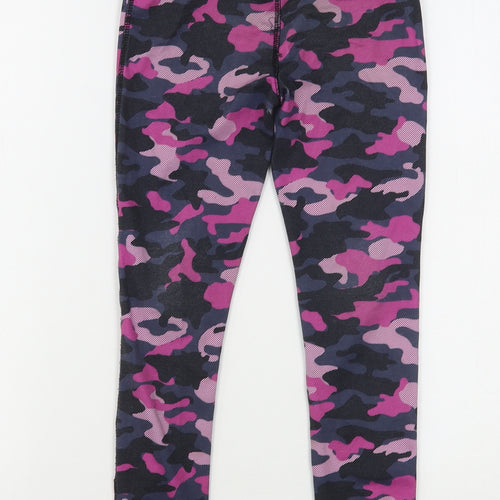 Dunnes Stores Girls Multicoloured Camouflage Polyester Sweatpants Trousers Size 6-7 Years  Regular  - Leggings