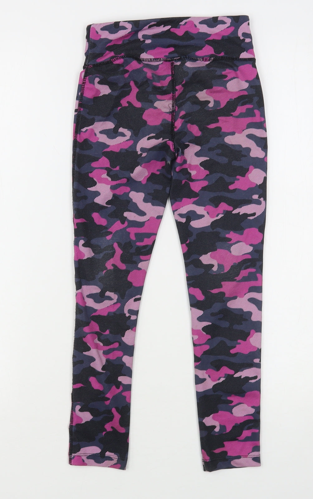 Dunnes Stores Girls Multicoloured Camouflage Polyester Sweatpants Trousers Size 6-7 Years  Regular  - Leggings