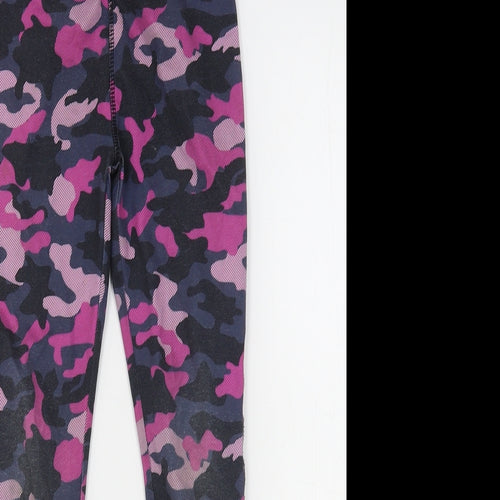 Dunnes Stores Girls Multicoloured Camouflage Polyester Sweatpants Trousers Size 6-7 Years  Regular  - Leggings