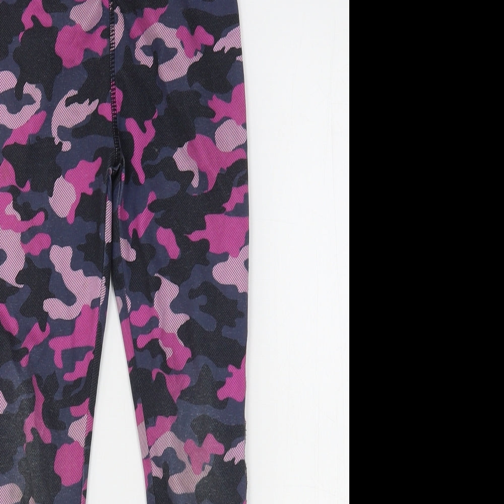 Dunnes Stores Girls Multicoloured Camouflage Polyester Sweatpants Trousers Size 6-7 Years  Regular  - Leggings