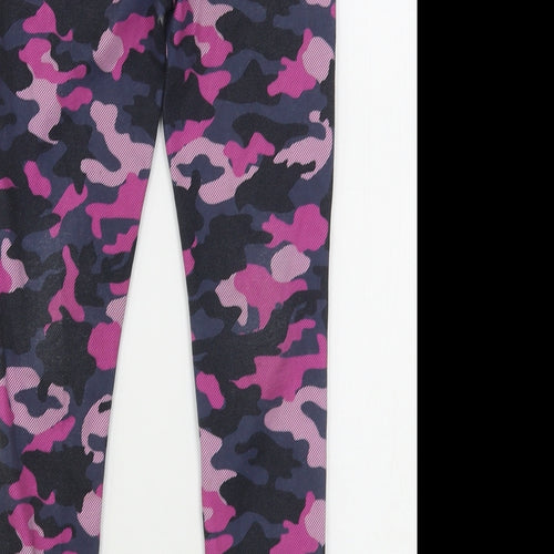 Dunnes Stores Girls Multicoloured Camouflage Polyester Sweatpants Trousers Size 6-7 Years  Regular  - Leggings