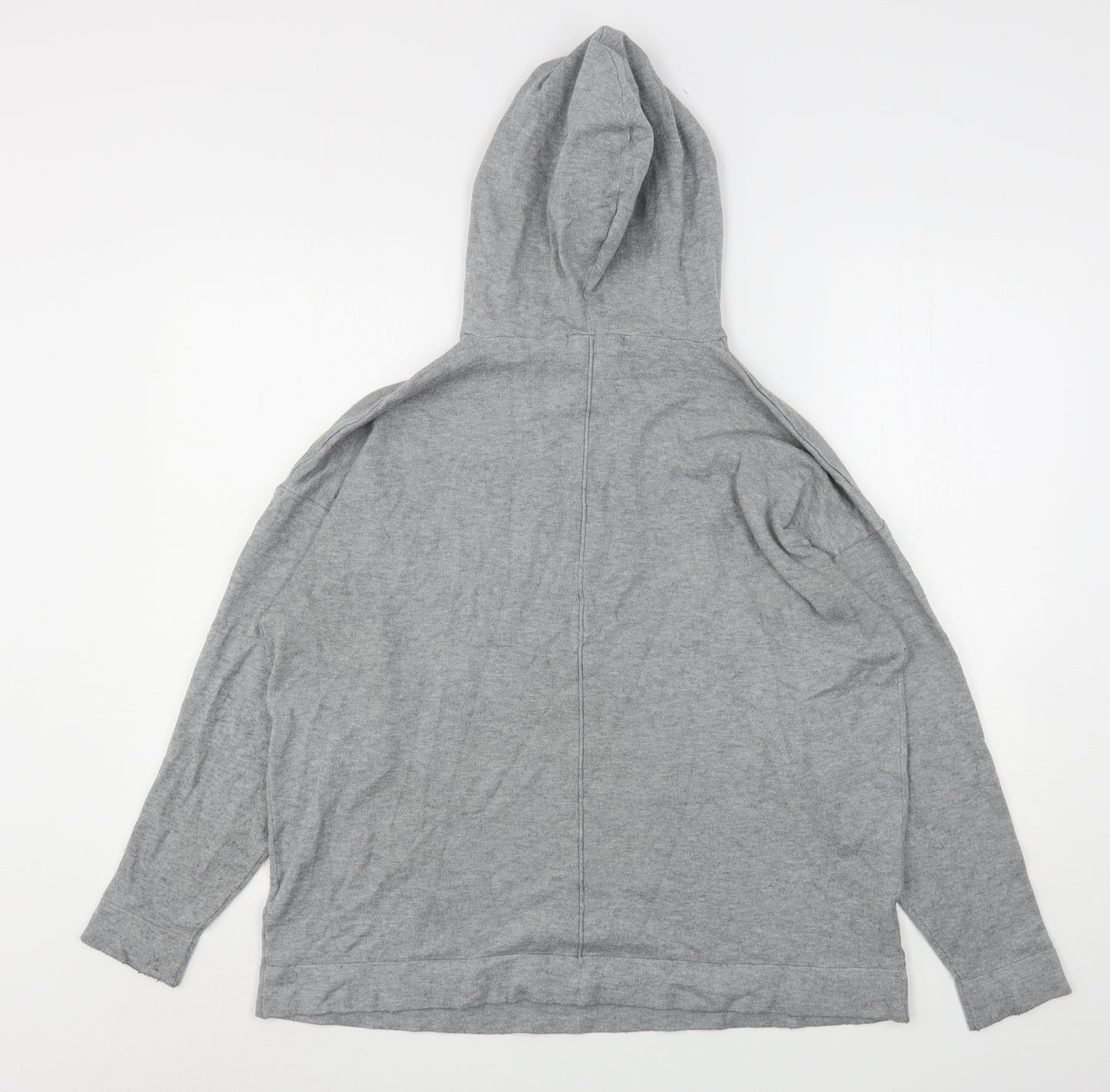 Dunnes Stores Girls Grey  Viscose Pullover Hoodie Size L