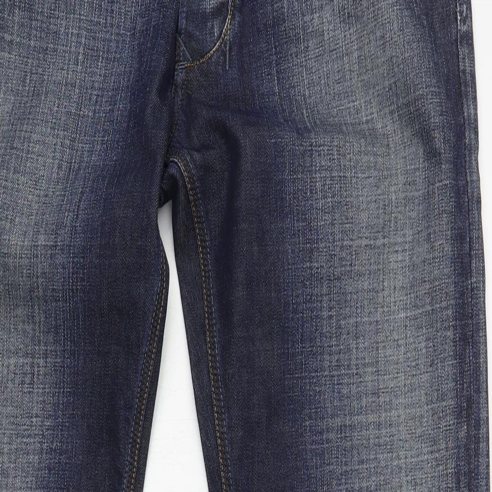 Diesel Mens Blue  Cotton Straight Jeans Size 34 L34 in Regular