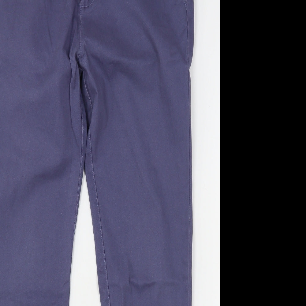 West Ace Mens Blue  Cotton Chino Trousers Size 34 L32 in Regular Button