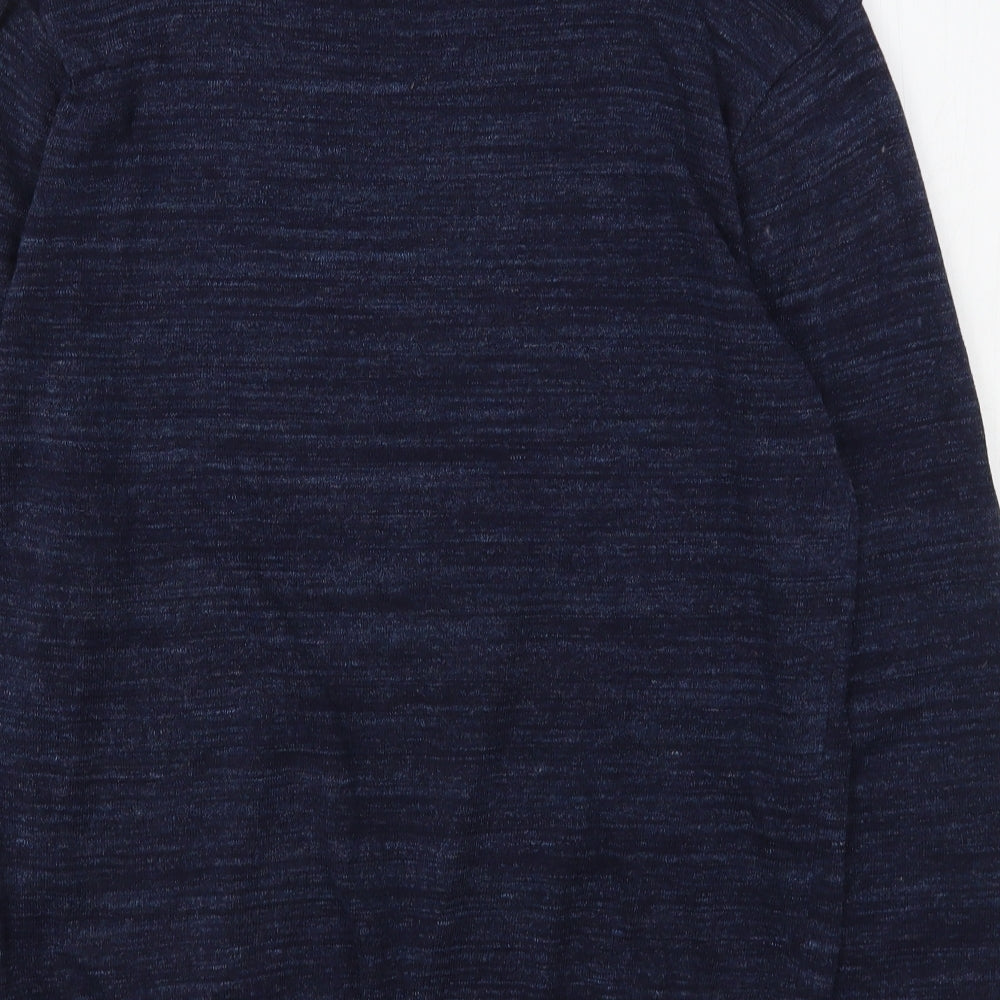 NEXT Mens Blue Roll Neck  Cotton Pullover Jumper Size L