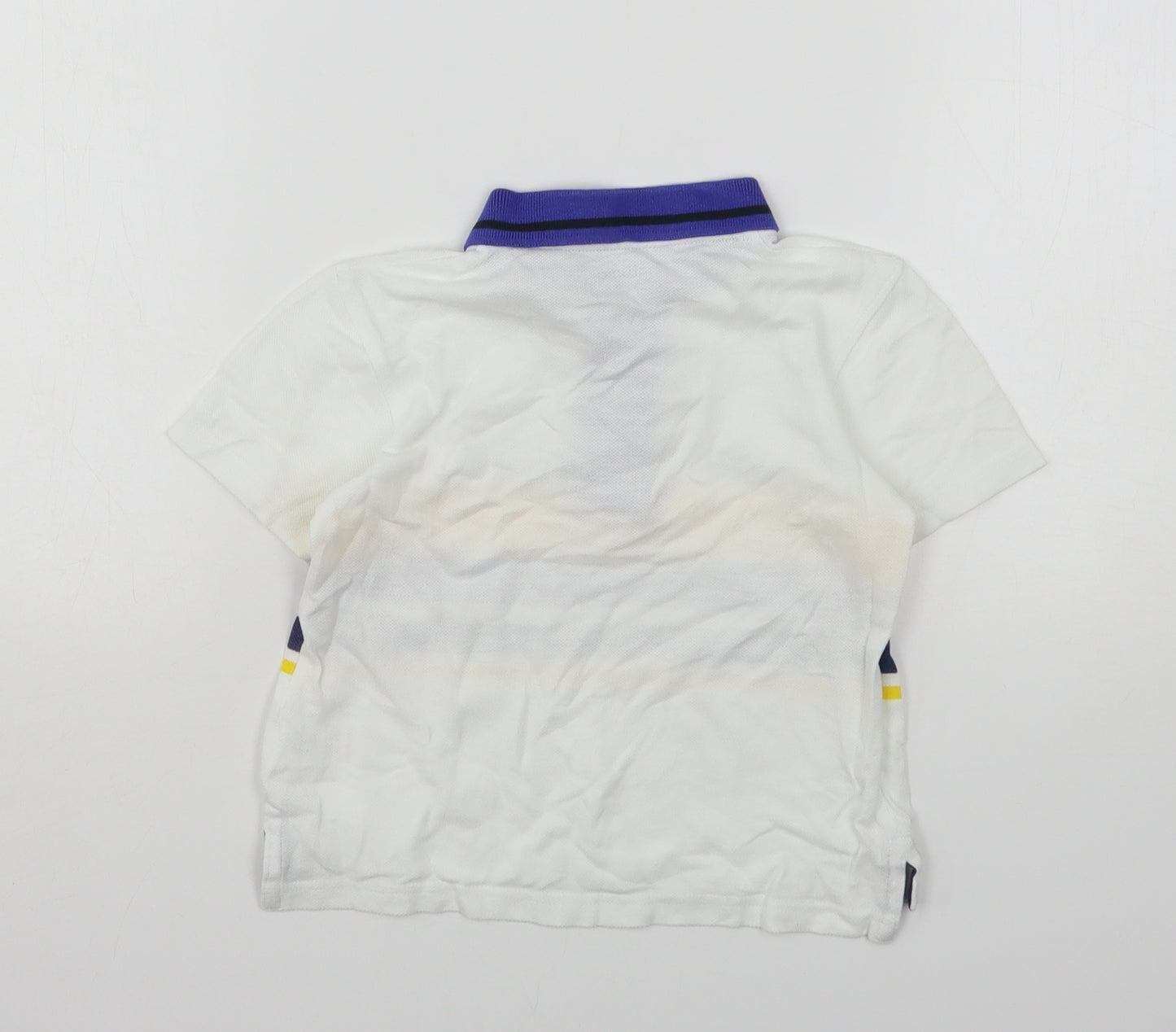 Studio Boys Multicoloured Striped Cotton Basic Polo Size 3-4 Years Collared