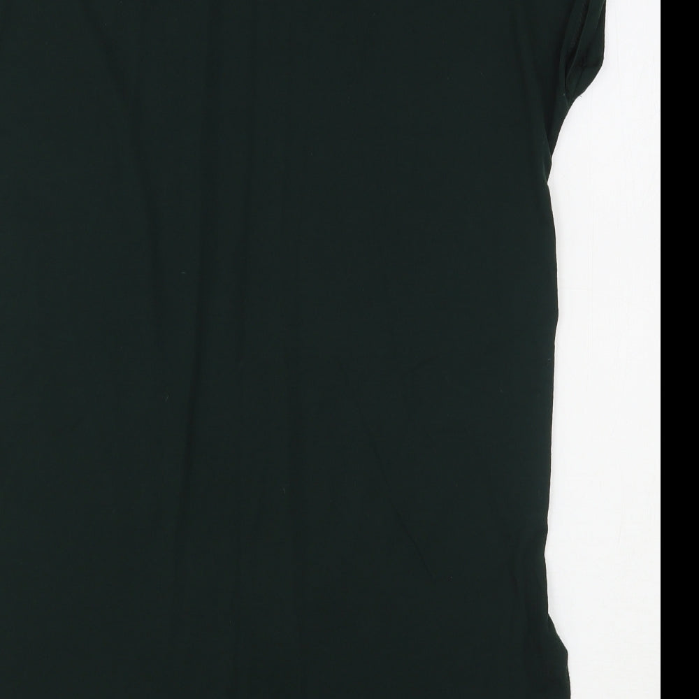 Primark Womens Green  Polyester Basic T-Shirt Size 10 Round Neck