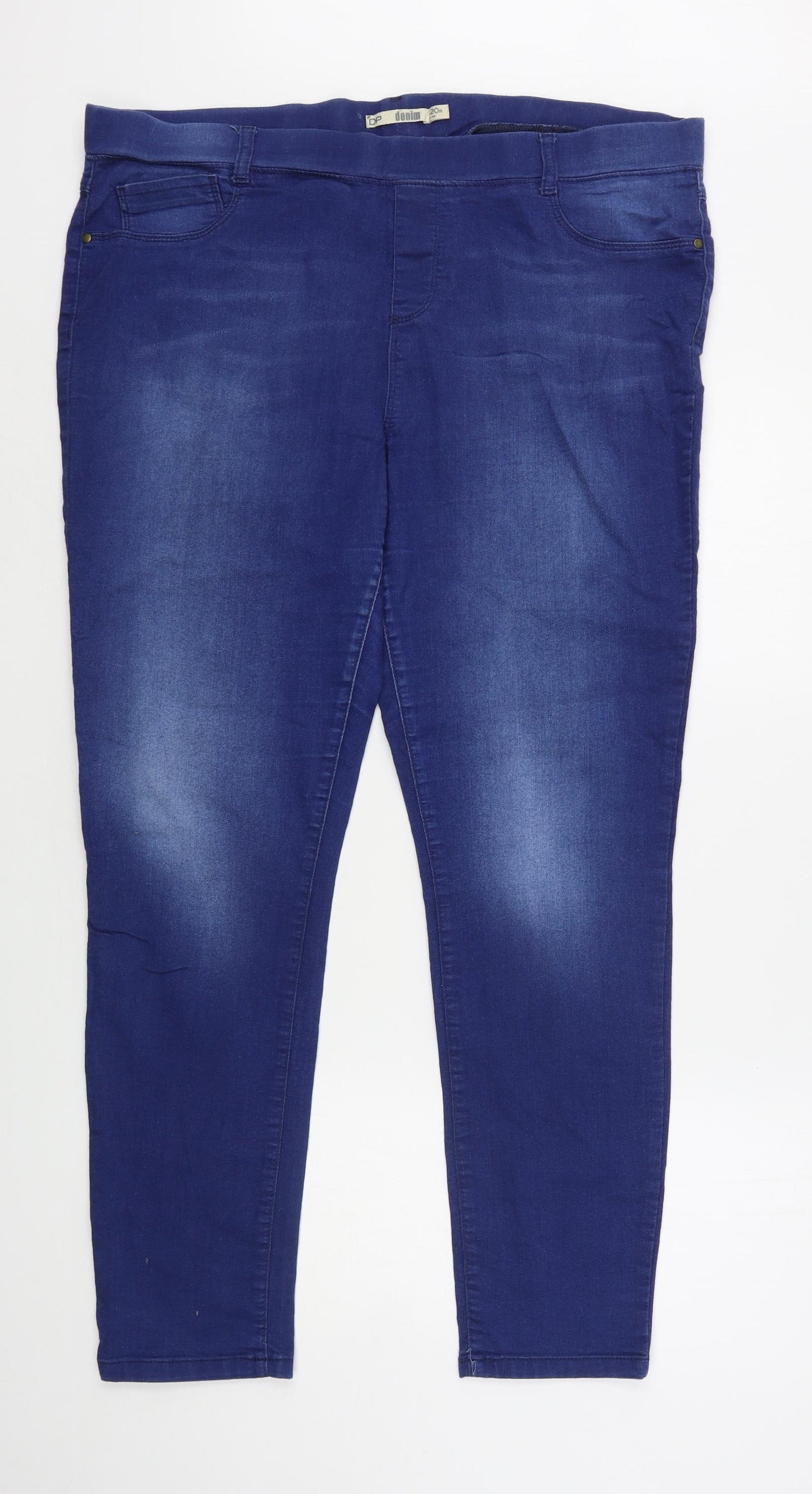 Dorothy Perkins Womens Blue  Cotton Jegging Jeans Size 20 L31 in Regular