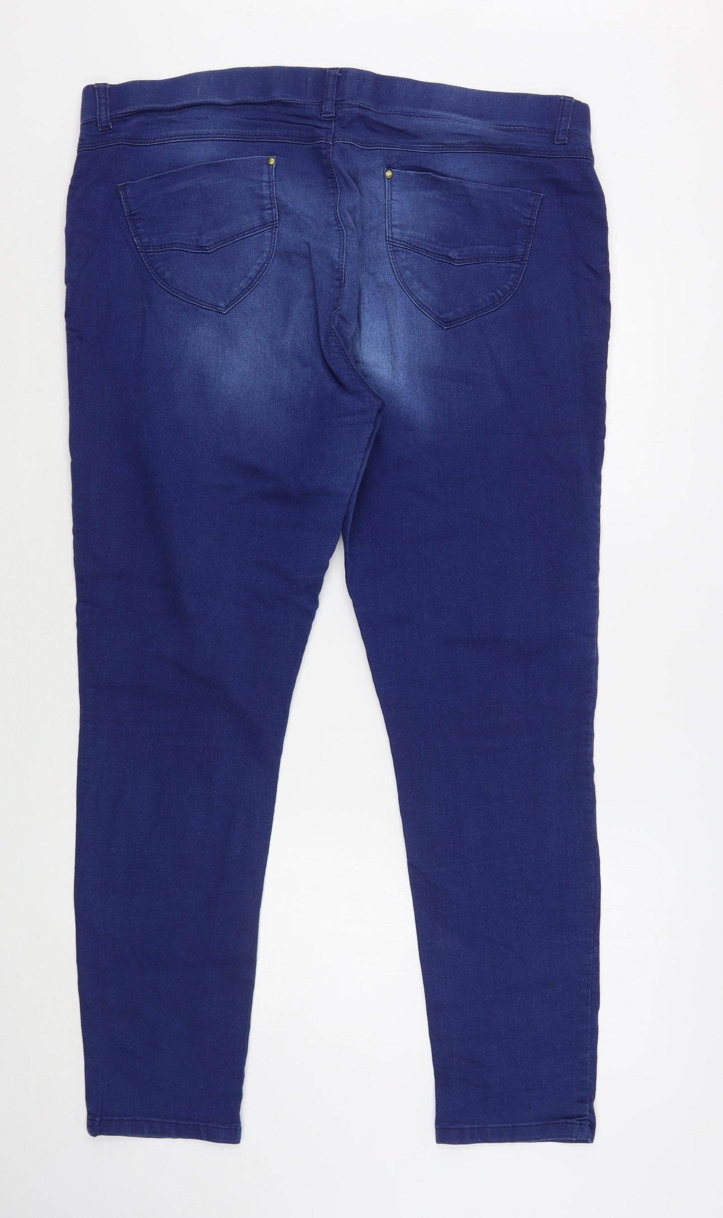 Dorothy Perkins Womens Blue  Cotton Jegging Jeans Size 20 L31 in Regular