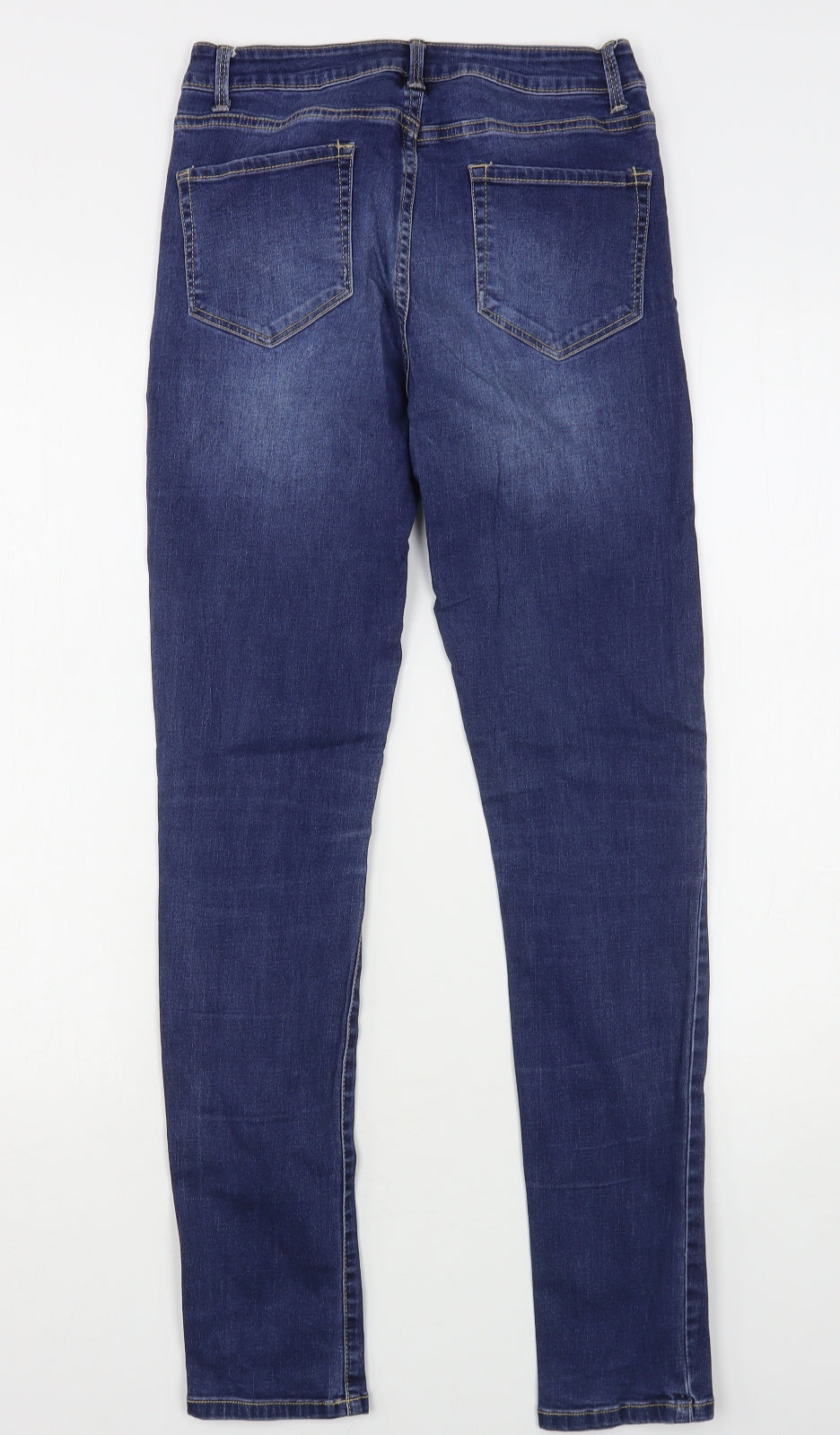 Denim CO Womens Blue  Cotton Skinny Jeans Size 10 L30 in Regular
