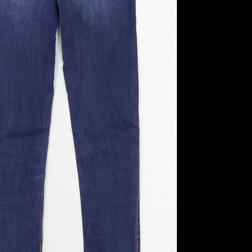 Denim CO Womens Blue  Cotton Skinny Jeans Size 10 L30 in Regular