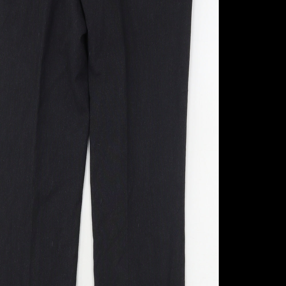Marks and Spencer Mens Grey  Polyester Trousers  Size 40 L30 in Regular