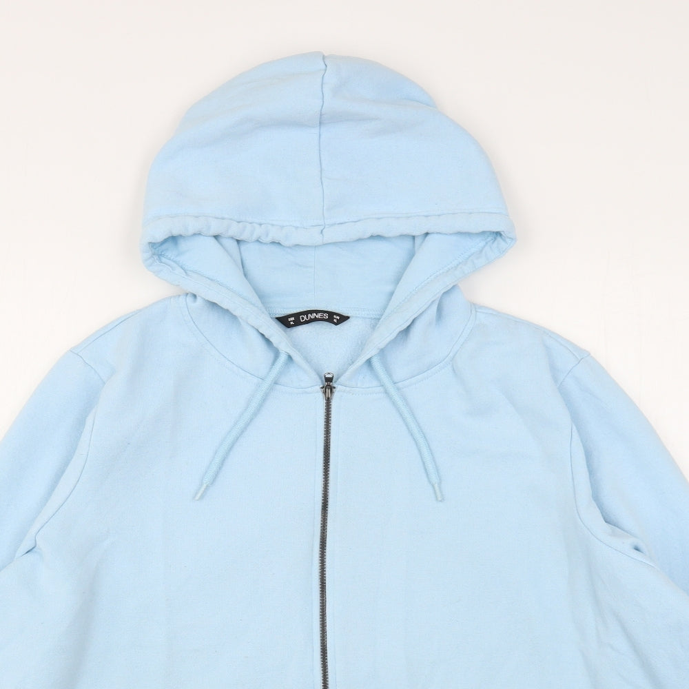 Dunnes Stores Womens Blue  Polyester Full Zip Hoodie Size XL