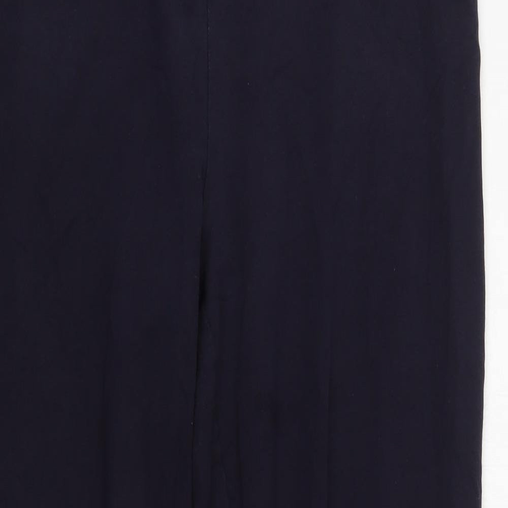 Marks and Spencer Womens Blue  Cotton Jogger Leggings Size 14 L30 in