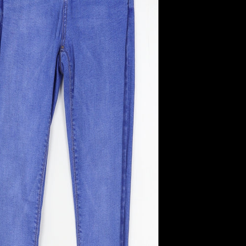 Denim Co Womens Blue  Cotton Skinny Jeans Size 10 L27 in Regular