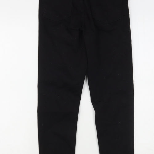 Denim Co Womens Black  Cotton Skinny Jeans Size 12 L24 in Regular