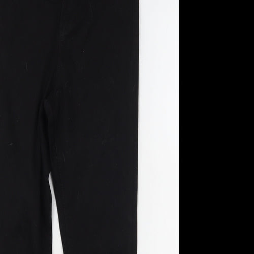 Denim Co Womens Black  Cotton Skinny Jeans Size 12 L24 in Regular