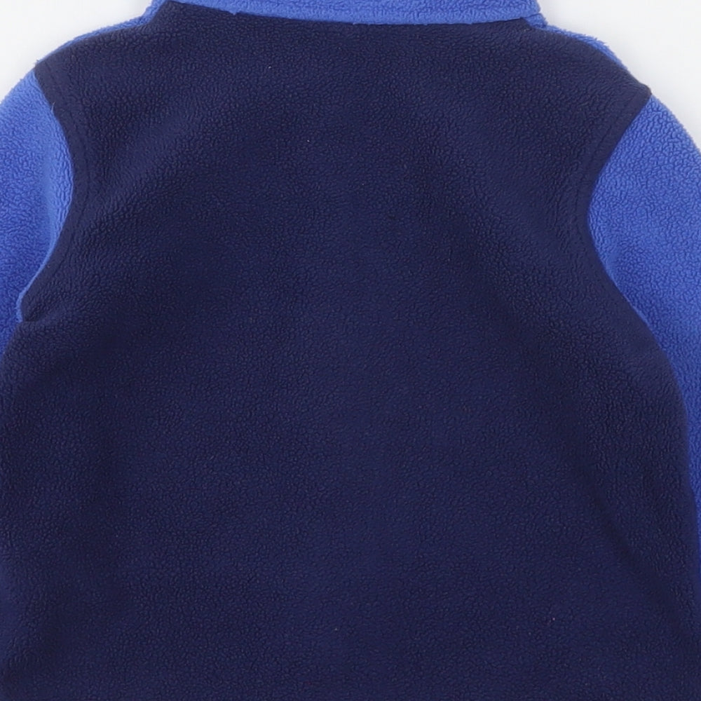 Marks and Spencer Boys Blue  Polyester Full Zip Sweatshirt Size 2-3 Years