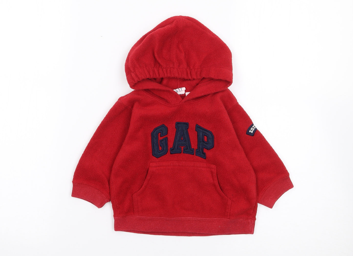 Gap Boys Red  Polyester Pullover Jumper Size 6-9 Months  Pullover