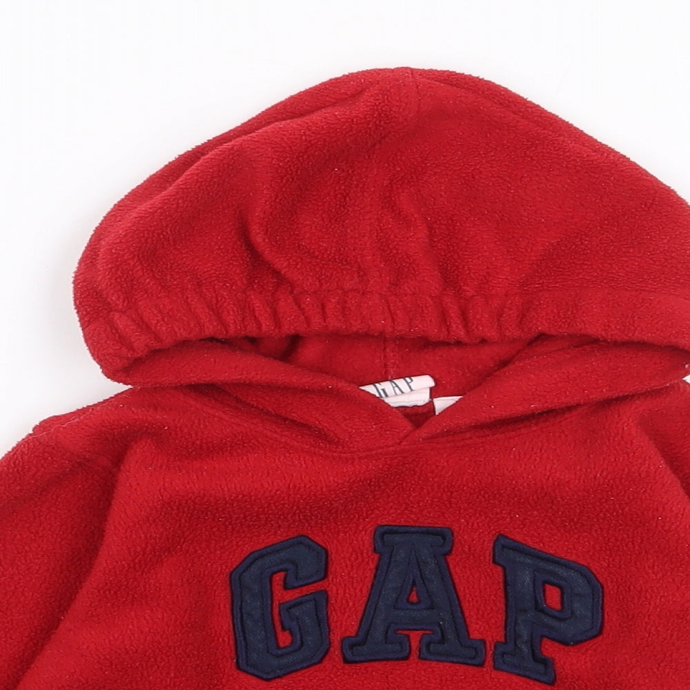 Gap Boys Red  Polyester Pullover Jumper Size 6-9 Months  Pullover