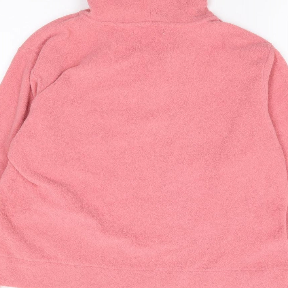 George Womens Pink  Polyester Pullover Hoodie Size 16  Pullover