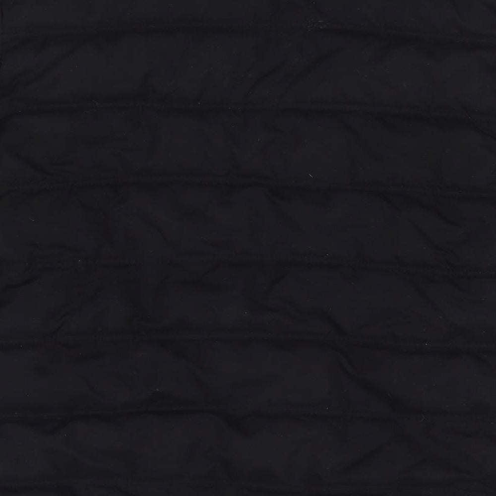 TU Womens Black   Puffer Jacket Coat Size 16  Zip