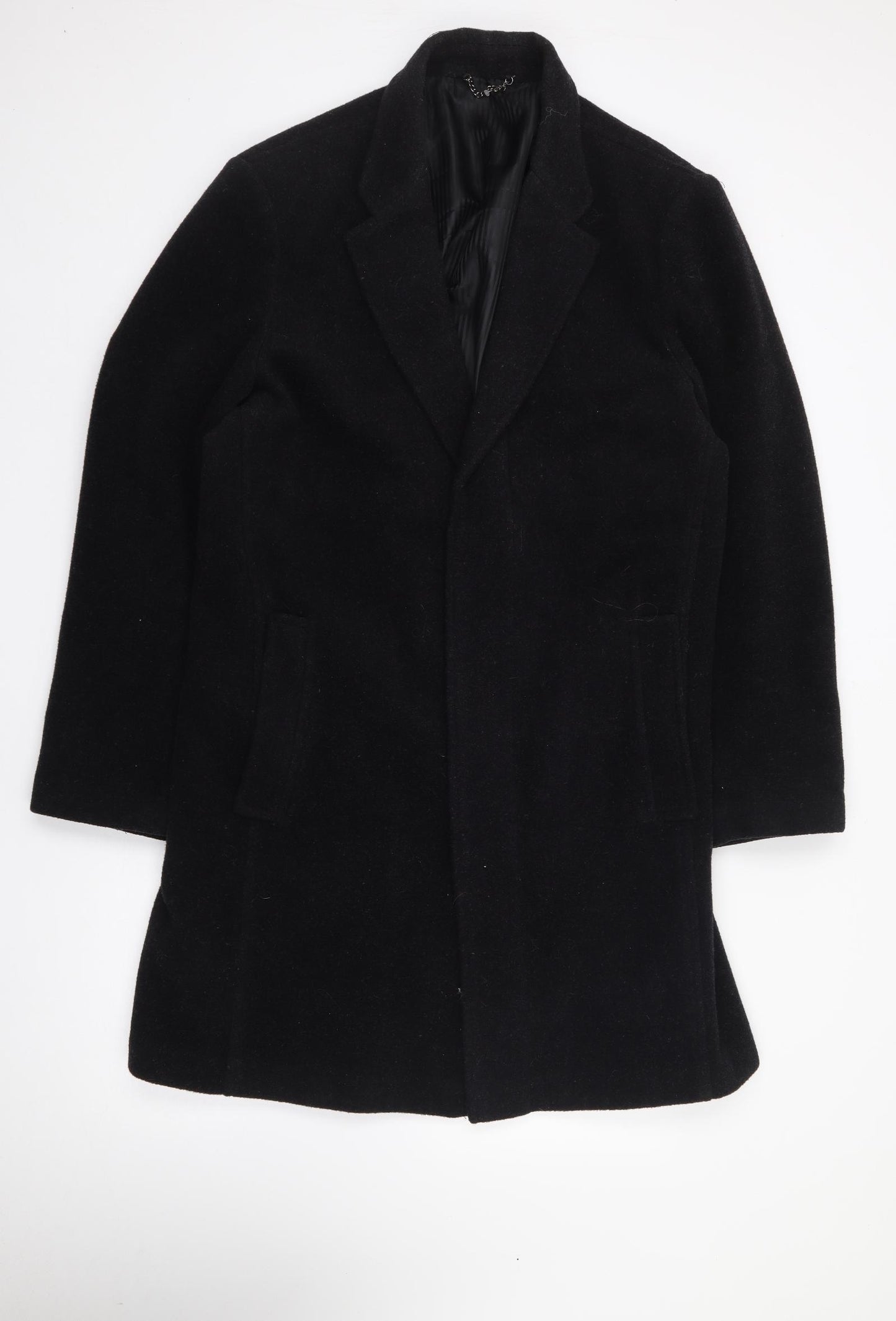Butler and Webb Mens Black   Jacket Coat Size M  Button