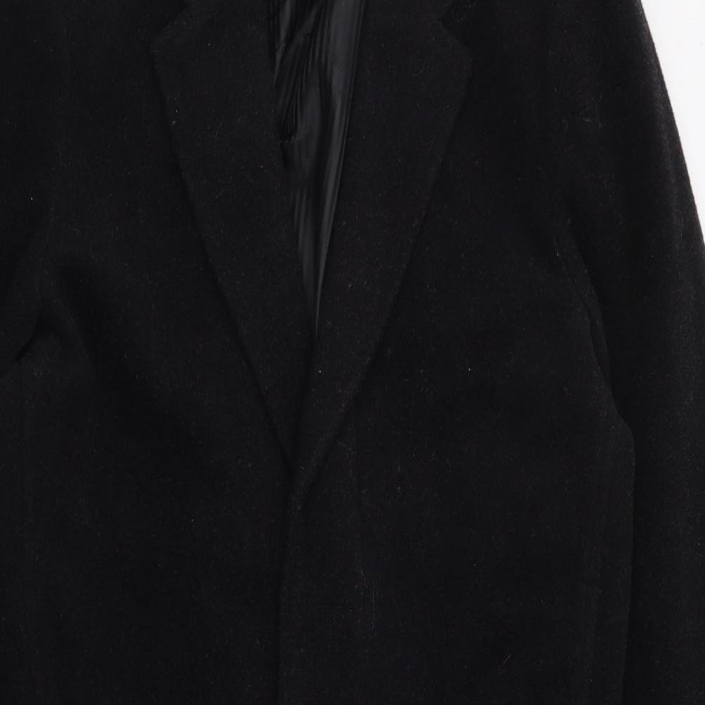 Butler and Webb Mens Black   Jacket Coat Size M  Button