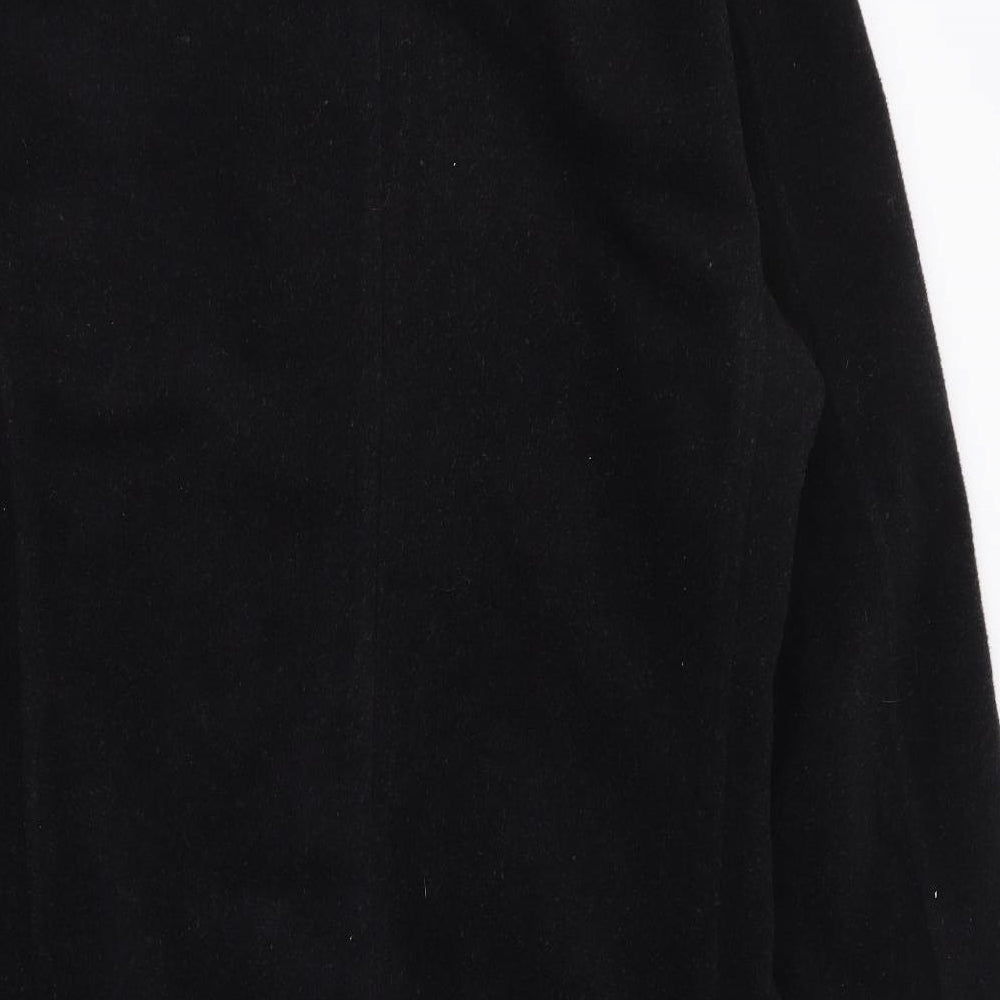 Butler and Webb Mens Black   Jacket Coat Size M  Button
