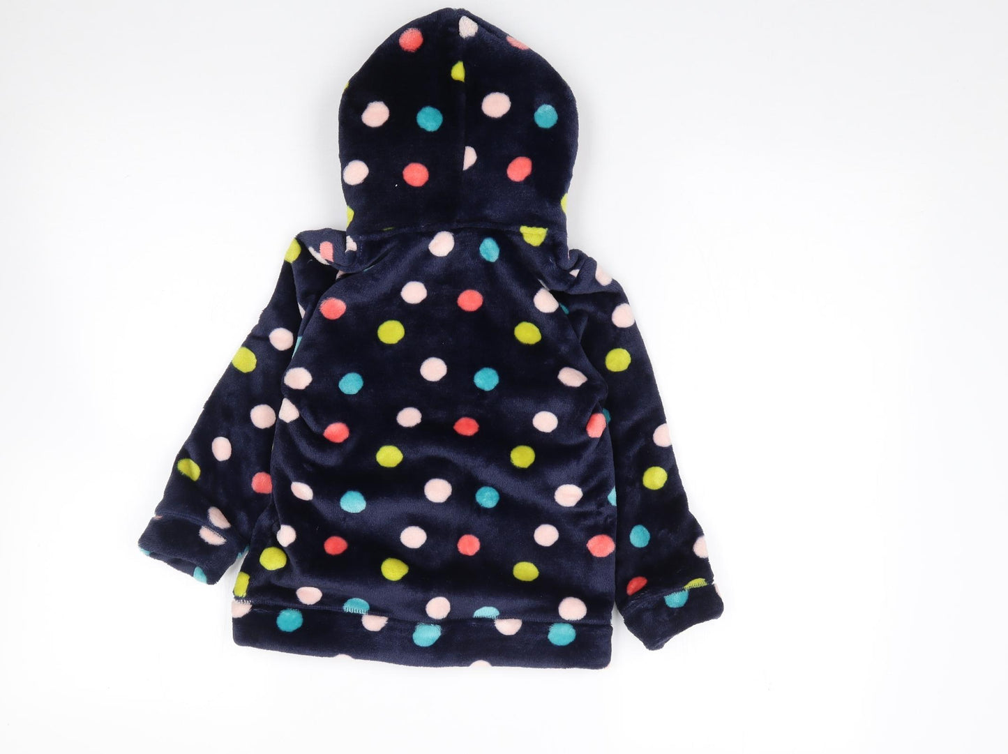 George Girls Multicoloured Polka Dot Polyester Top One Piece Size 4-5 Years  Zip